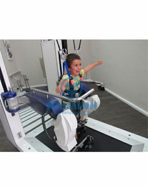 Robot tập PHCN có giá treo 4 điểm kết hợp máy chạy, khung đỡ và màn hình thực tế ảo 0